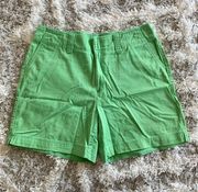 Vintage  Bright Green High Waisted Denim Mom Shorts Jean Shorts