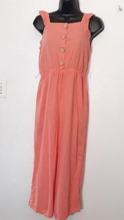 Art Class coral sleeveless jump suit