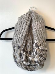 Soft Grey Infinity Scarf