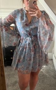 Blue Floral Dress