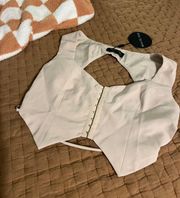 White Fox Corset Top 