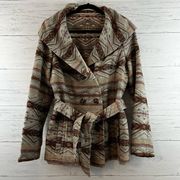 Daughters of the Liberation Aztec Double Breasted Coat Size M