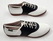 Eastland Sadie Saddle Shoes  Black & White Retro 50s Pinup Style - Size 10 Women