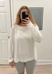 Relaxed White Sweater