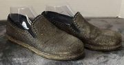 Stuart Weitzman metallic Slip On flat loafers Pyrite Nocturn US Size 8.5