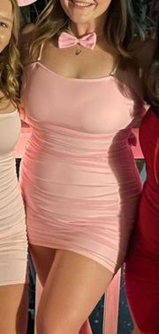 Pink Mini Dress