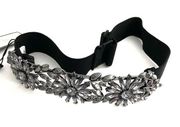 BCBG Max Azria Jeweled Woven Waist Belt size Small