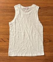 Goldie White Tank Top