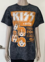 Kiss x Emoji Graphic Tee NWT!