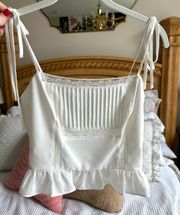 White Blouse Tank