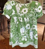 Duck Head Jeans Co Cotton Floral Print Top Womens Small