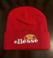 Red Ellesse Knit Beanie