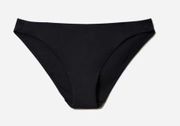 Everlane The Bikini Bottom in Low-Rise in Black S NWT