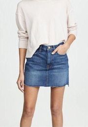 NEW Frame Denim Raw Hem Mini Skirt Casablanca 25
