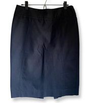 Club Monaco Black Tailored Pencil Skirt