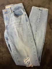 Levi Strauss & Co High Rise Straight Jeans