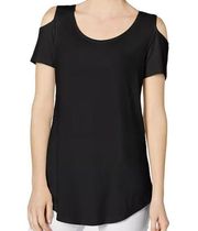 JM Collection cold shoulder tee