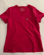 Ultra Rose Scrub Top