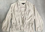 Gloria Vanderbilt Utility Beige Jacket