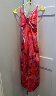 Ciara PINK Satin Maxi Dress