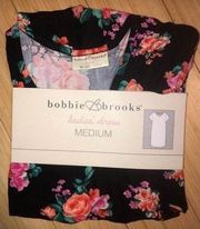 Bobbie Brooks Sz M Floral Kylie Casual Dress NEW NWT