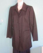 Loft Black Trench / Rain Jacket Size XS