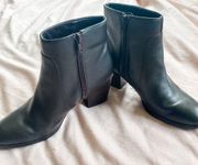 J. Jill Brown Leather Ankle Booties