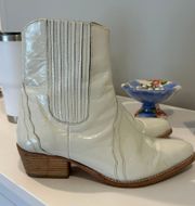 White Western Boots