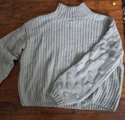 Knitted Sage Green Sweater