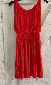 Red Sleeveless Dress