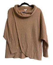 Medium Kristen Cowl Neck Pullover • Dolman Sleeves • Raw Hemline • EGUC