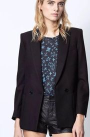 Visko Strass Jormi Crystal Embellished Blazer Jacket