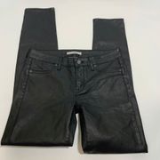 Rich & Skinny Jet Black Shiny Denim Jean