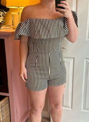 Sugar Lips Striped Romper