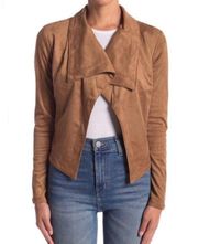 Romeo & Juliet Couture brown vegan suede jacket/ M /Excellent condition