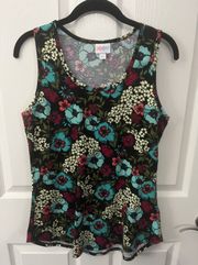 NWOT  Size Large Floral Sleeveless Top