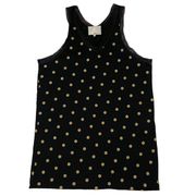 3.1 Phillip Lim Sleeveless Cotton Polka Dot Tank Dress - Black - Small