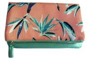 Rachel Pally Women's Clutch Bag  Mint Green Peach Tropical Floral Print