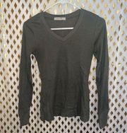 Military Green thermal Henley shirt long sleeve size S