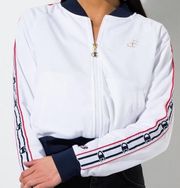 Cropped Track Jacket White S