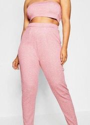 Boohoo glitter shimmer jogger size 12