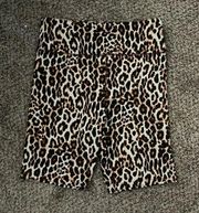 Cheetah Print Biker Shorts