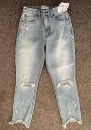 NWT Abercrombie and Fitch High Rise Mom Jean 4R