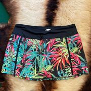 Fabletics Floral Tropical Mini Athletic Skirt