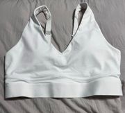 White Sports Bra