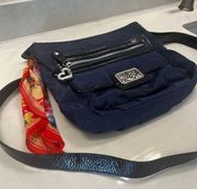 Brighton Charlie Navy Blue Crossbody