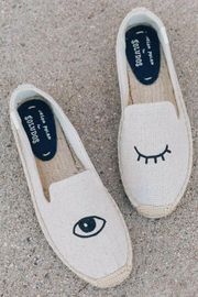 Eye Wink Espadrilles Slip on Shoes