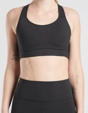 NWT Athleta Supersonic Hustle Sports Bra in Black 34 D/DD