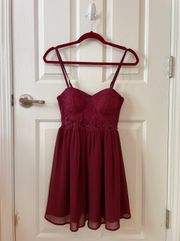 Bustier Fit & Flare Dress