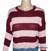 Rue21 striped cropped sweater